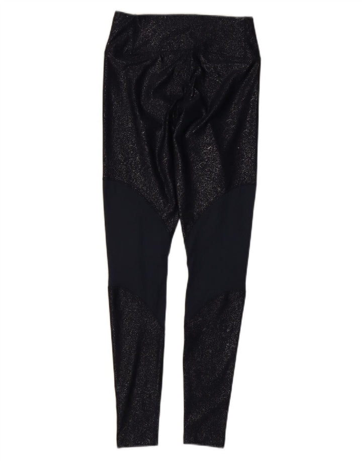 Leggings pentru femei Nike UK 4 XS bleumarin din poliester color bloc