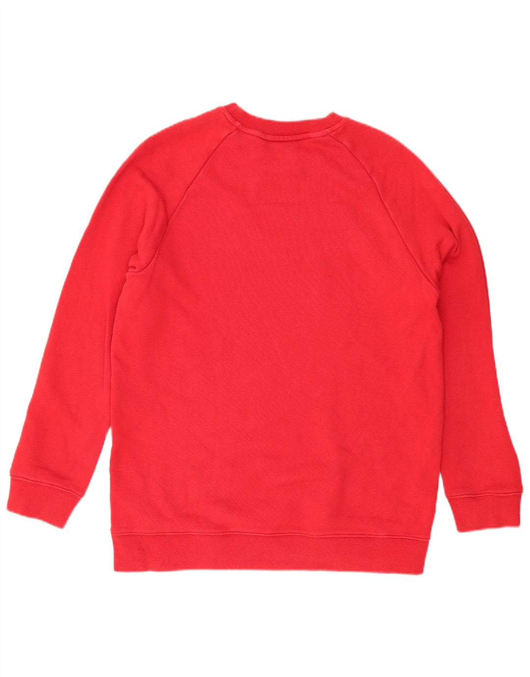 ADIDAS Pulover cu grafic pentru femei UK 12 Bumbac roșu mediu