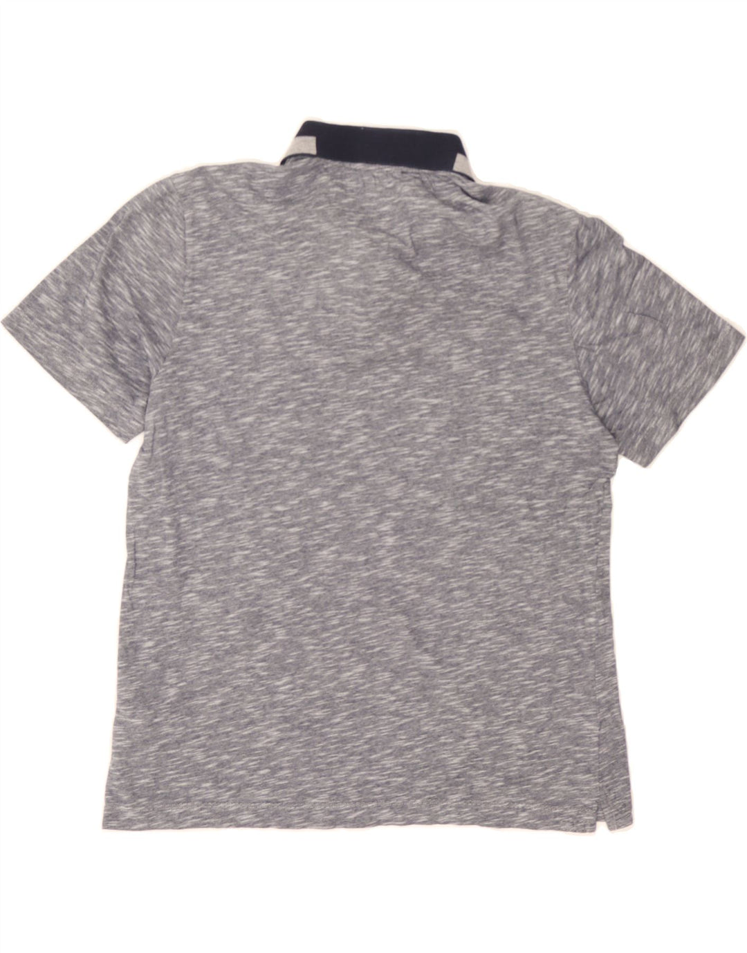 TED BAKER Mens Polo Shirt Size 3 Medium Navy Blue Flecked Cotton Vintage Ted Baker and Second-Hand Ted Baker from Messina Hembry 
