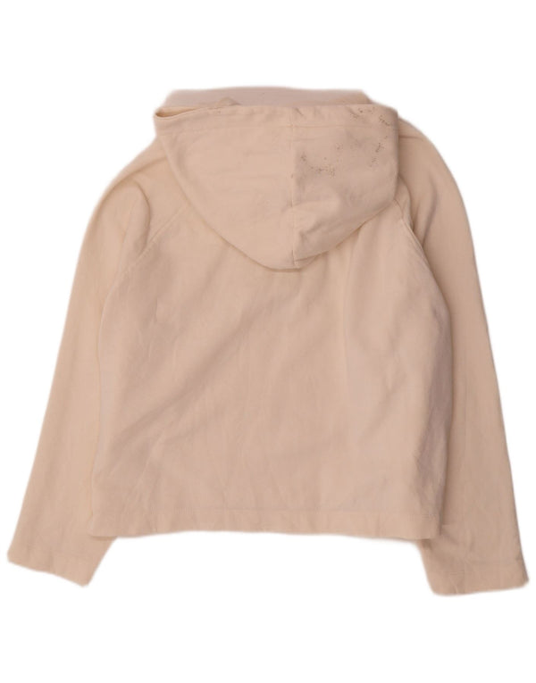 Pulover supradimensionat pentru femei Zara, UK 14, bumbac alb mediu