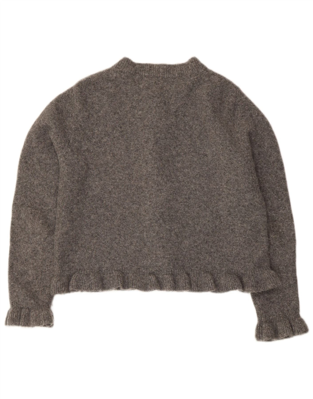 Pulover Bolero pentru femei Zara UK 14 Medium Gri Poliester