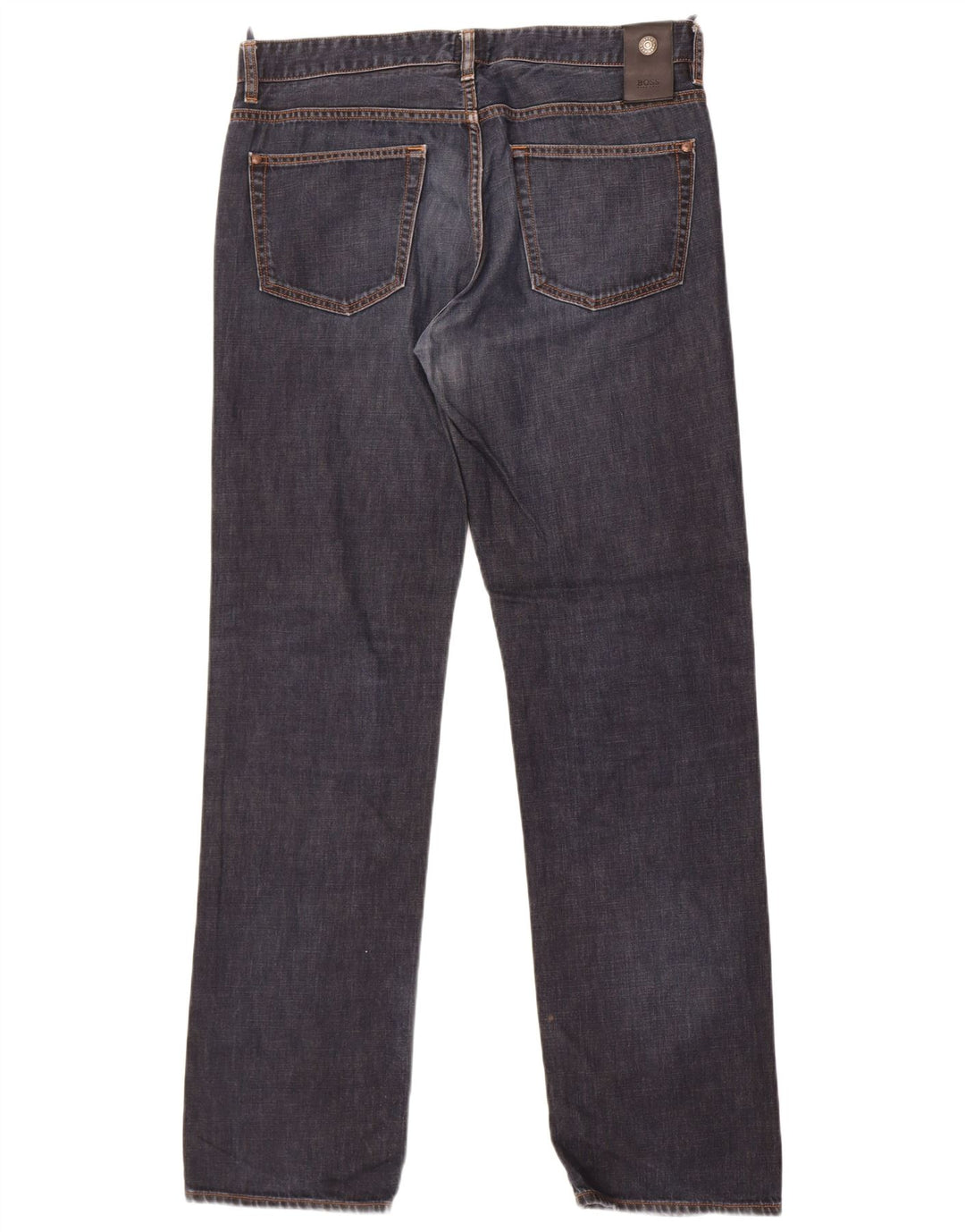 Blugi drepti pentru bărbați Hugo Boss Kansas W36 L36 bumbac bleumarin