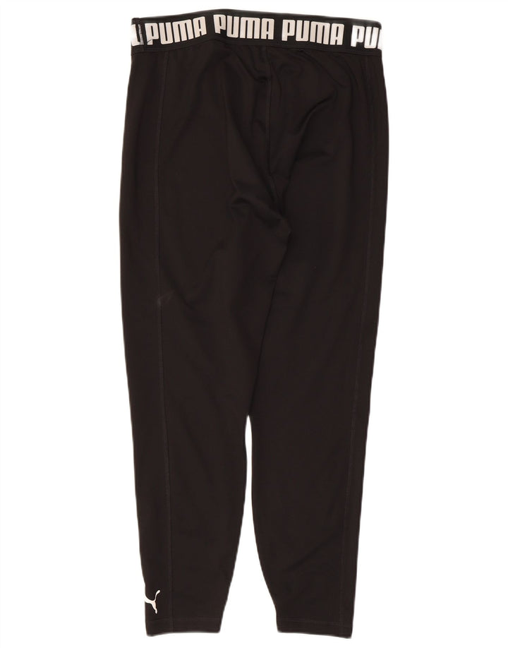 Leggings crop grafic Puma pentru femei UK 14 Large Black