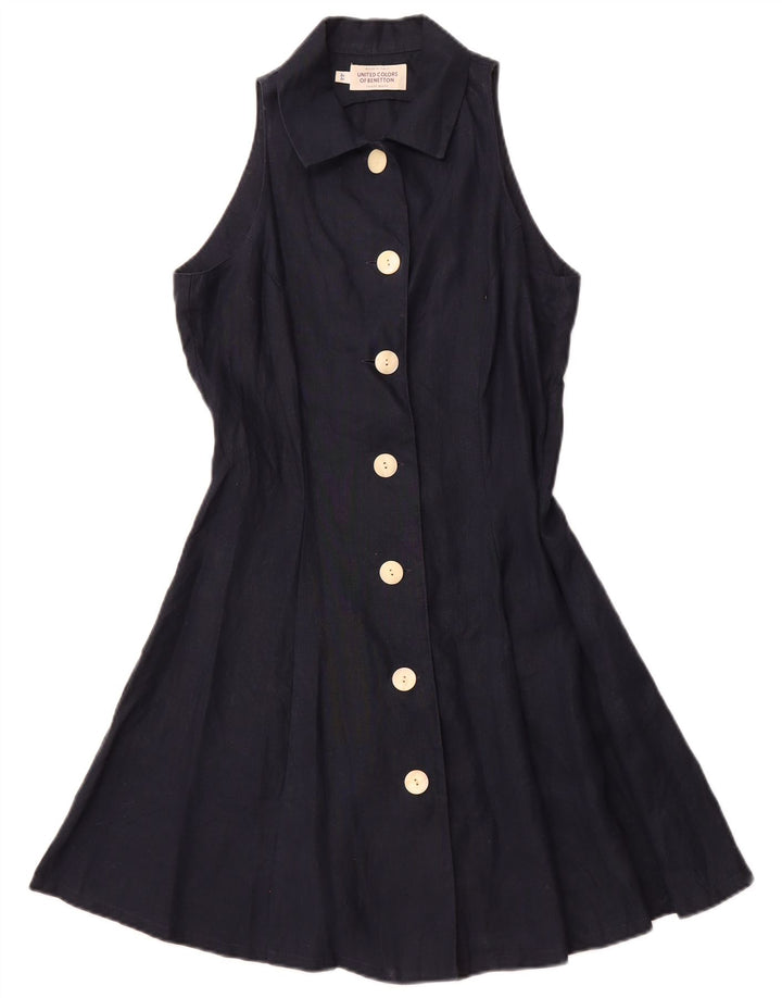 BENETTON Rochie Halter pentru femei IT 44 Medium Bleumarin In