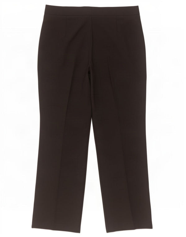 Pantaloni casual drepti pentru femei Marks & Spencer UK 14 Medium W36 L29 Negru