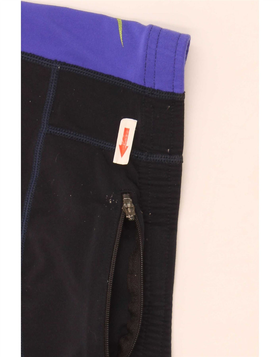 Leggings pentru bărbați Nike Dri Fit Marea Britanie 38/40 Mediu Negru Poliester Colorblock