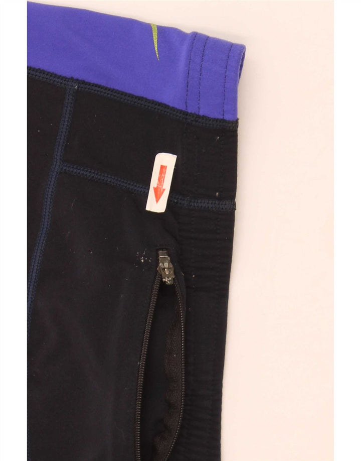 Leggings pentru bărbați Nike Dri Fit Marea Britanie 38/40 Mediu Negru Poliester Colorblock