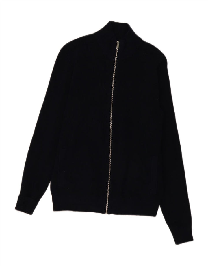 Pulover cardigan pentru bărbați Marks & Spencer, poliester bleumarin mic