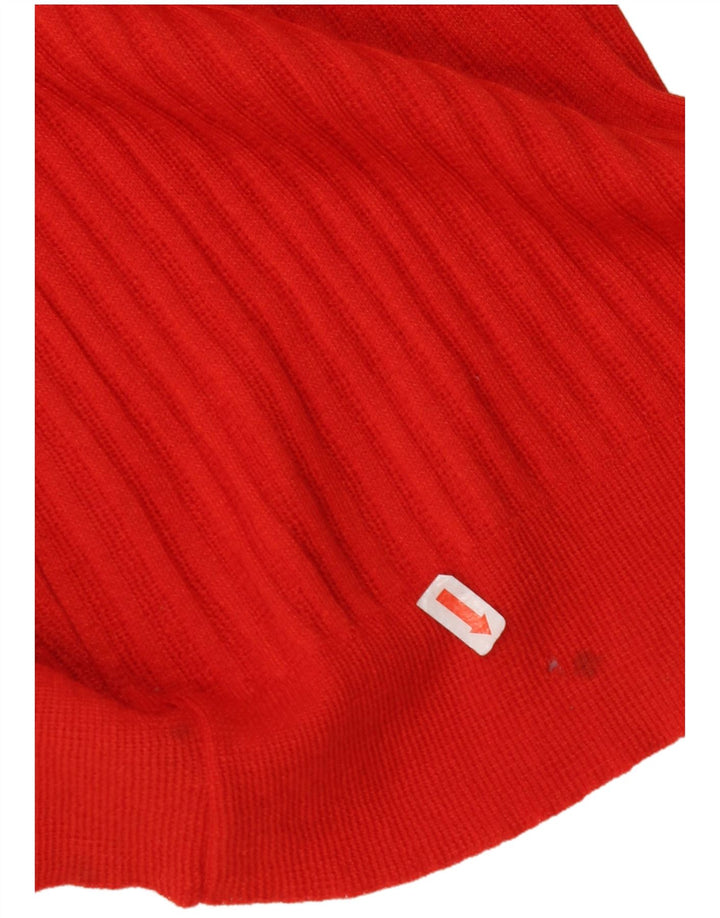 Bluză tricotată pentru femei VINTAGE Top UK 8 Small Red