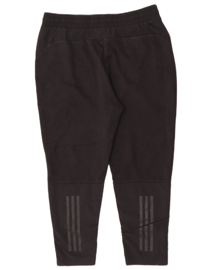Pantaloni de trening Adidas pentru femei UK 12/14 Medium Black Bumbac