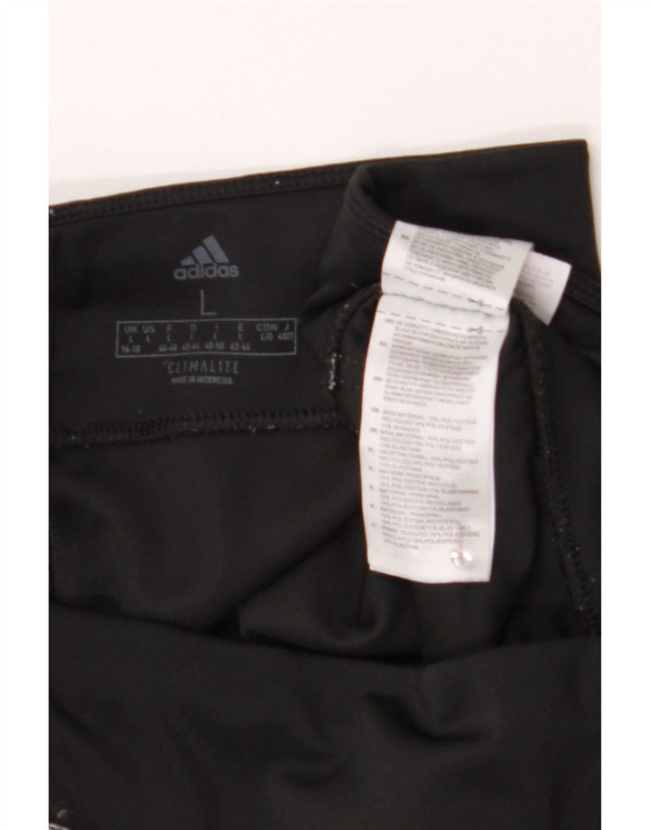 Leggings pentru femei Adidas Marea Britanie 16/18 Poliester negru mare