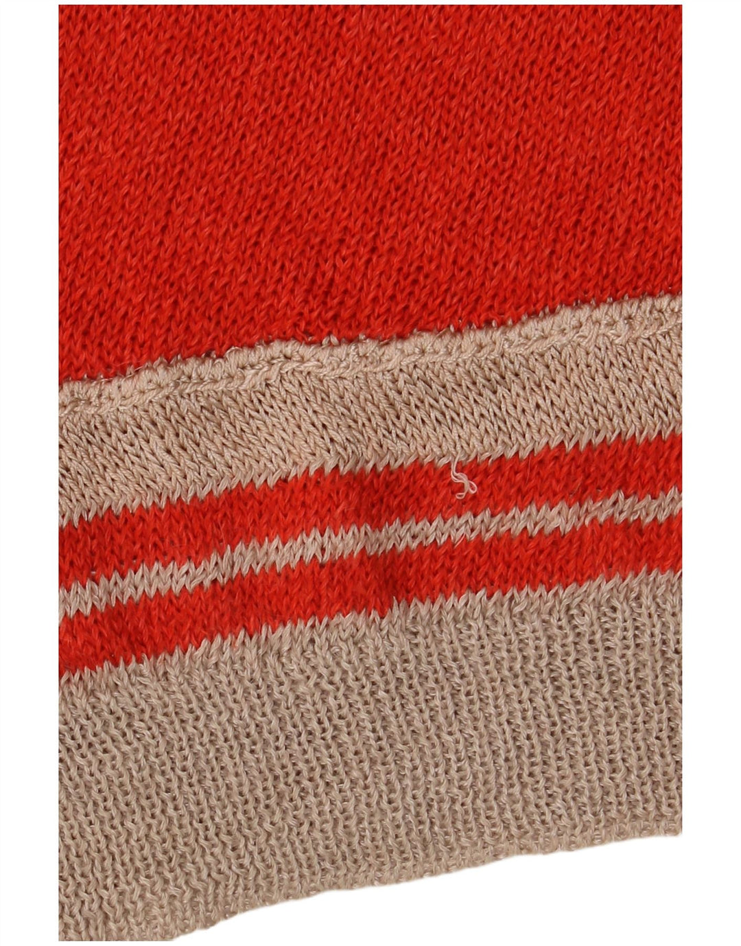 Pulover de damă vintage crop cu decolteu barcă, roșu mediu, IT 44