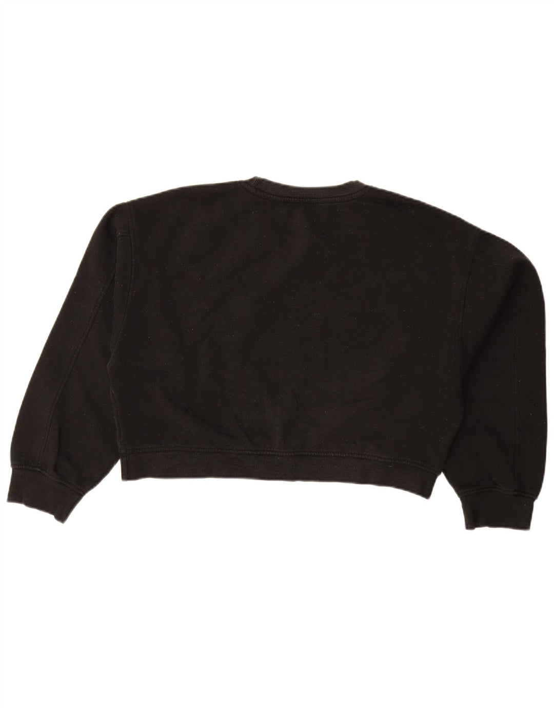 Pulover Oversized Crop pentru Damă Zara UK 14 Large Negru