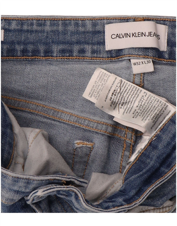 Blugi slim pentru bărbați Calvin Klein W32 L30 Bumbac albastru