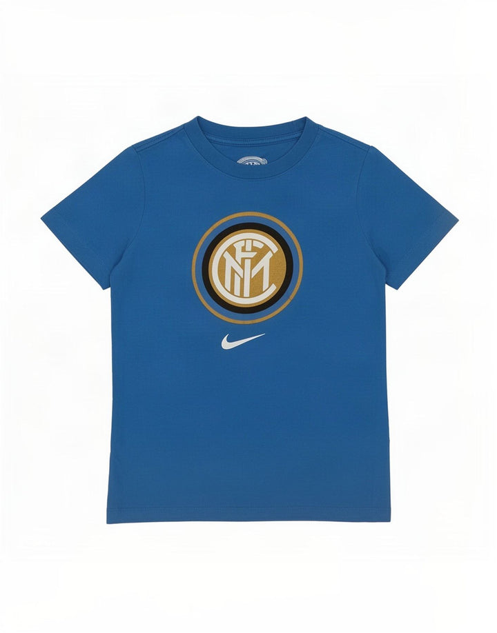 Tricou grafic Nike pentru băieți Inter Milan Top 8-9 ani mic albastru