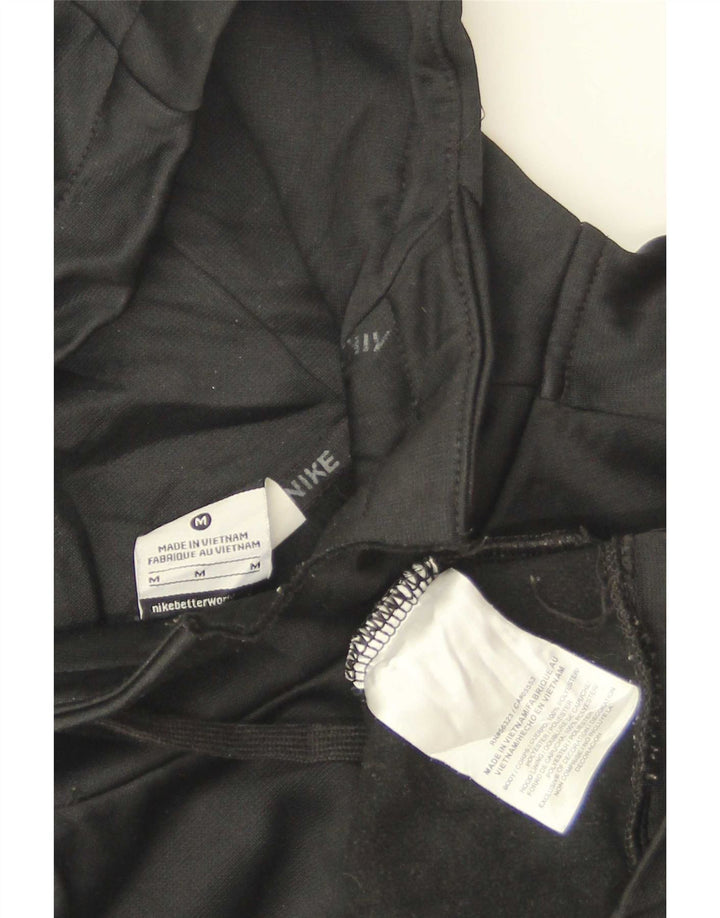 Pulover Nike Therma-Fit pentru bărbați, poliester mediu negru