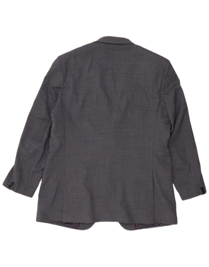 Jachetă pentru bărbați Marks & Spencer cu 2 nasturi, UK 44 XL, poliester albastru