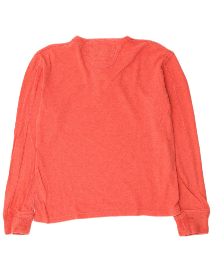 Top pentru bărbați Superdry cu mânecă lungă XL, bumbac roșu