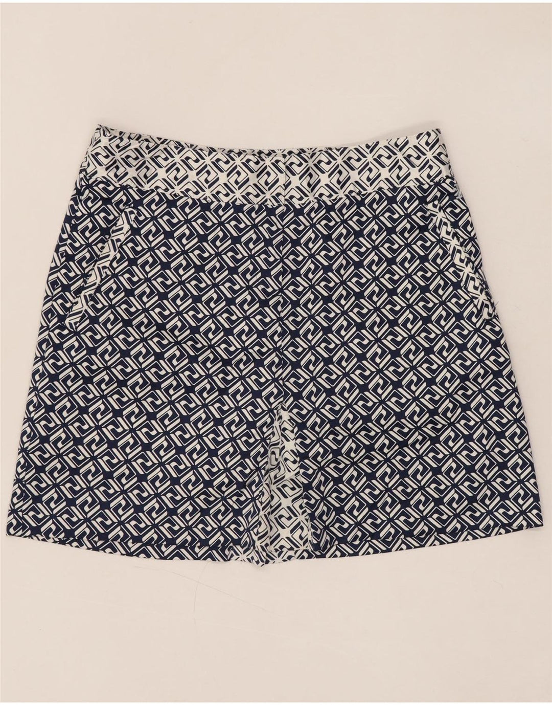 Fusta mini pentru femei IZOD US 4 Small W30 Bleumarin Geometric Poliester