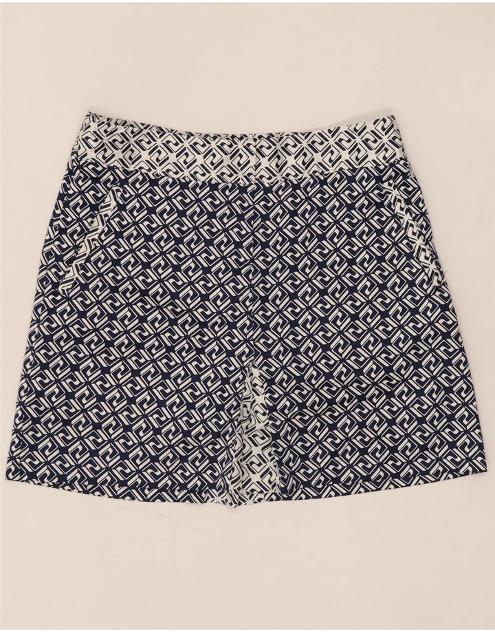 Fusta mini pentru femei IZOD US 4 Small W30 Bleumarin Geometric Poliester