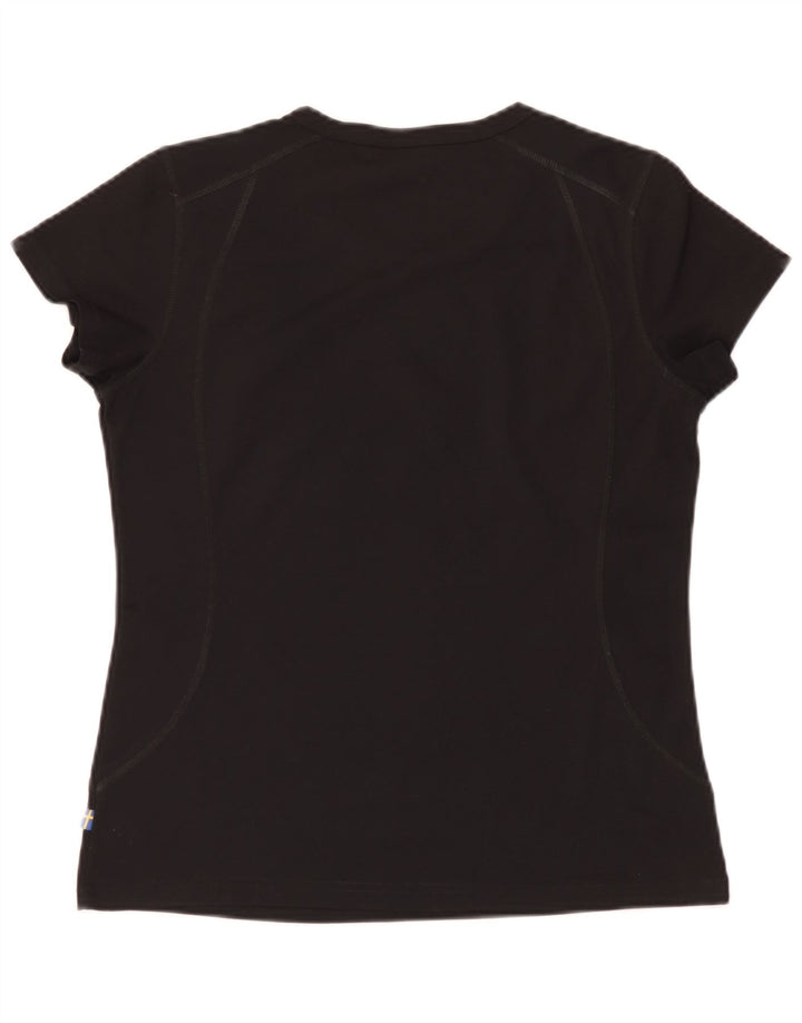 Tricou pentru femei Fjall Raven Top UK 14 Poliester mediu negru
