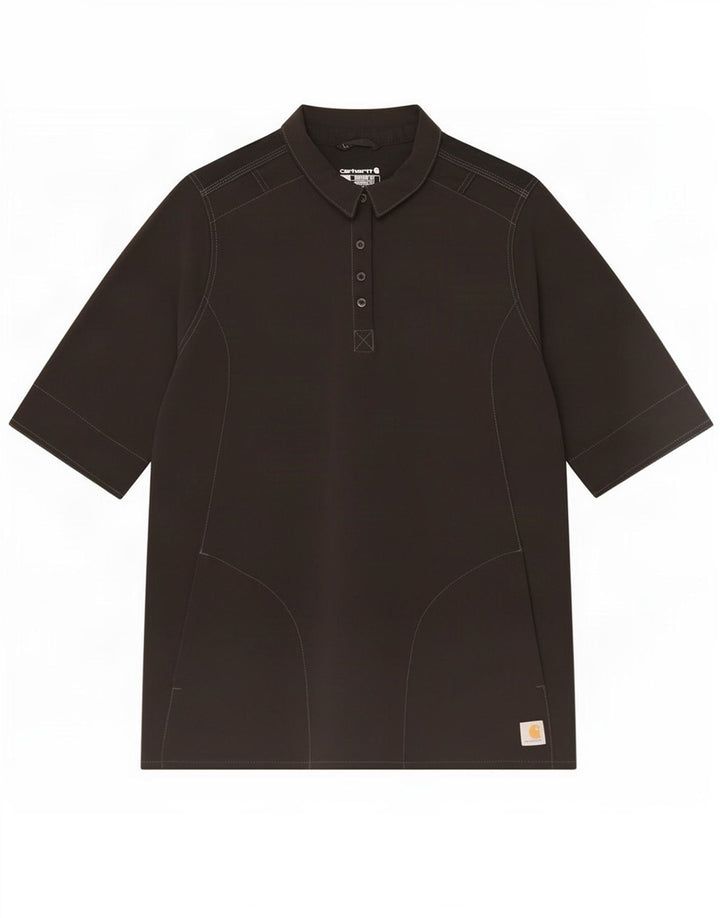 Cămașă cu mânecă scurtă Carhartt pentru bărbați, poliester, negru