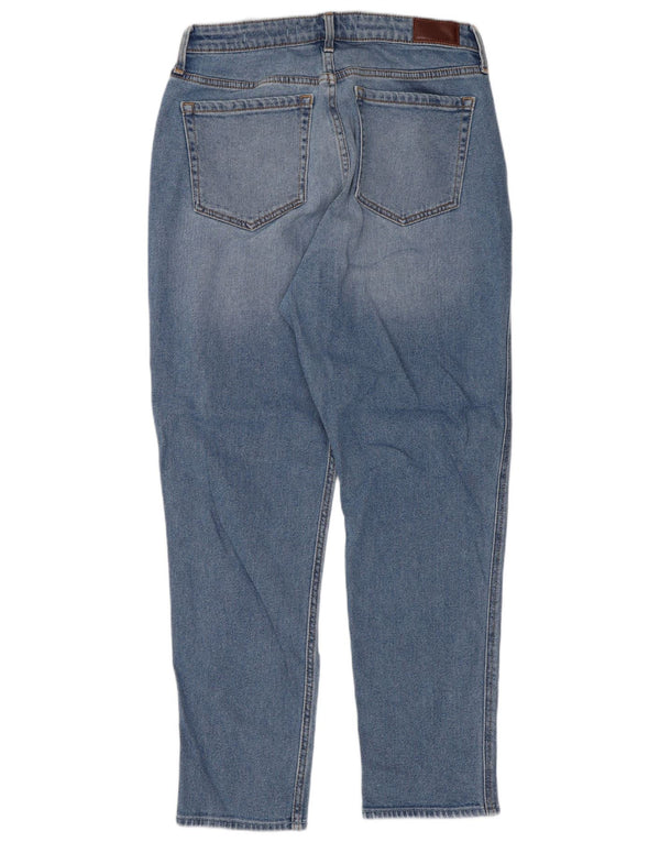 Blugi conici Hollister pentru femei Mom Jean cu talie înaltă US 11 Large W30 L25 Blue