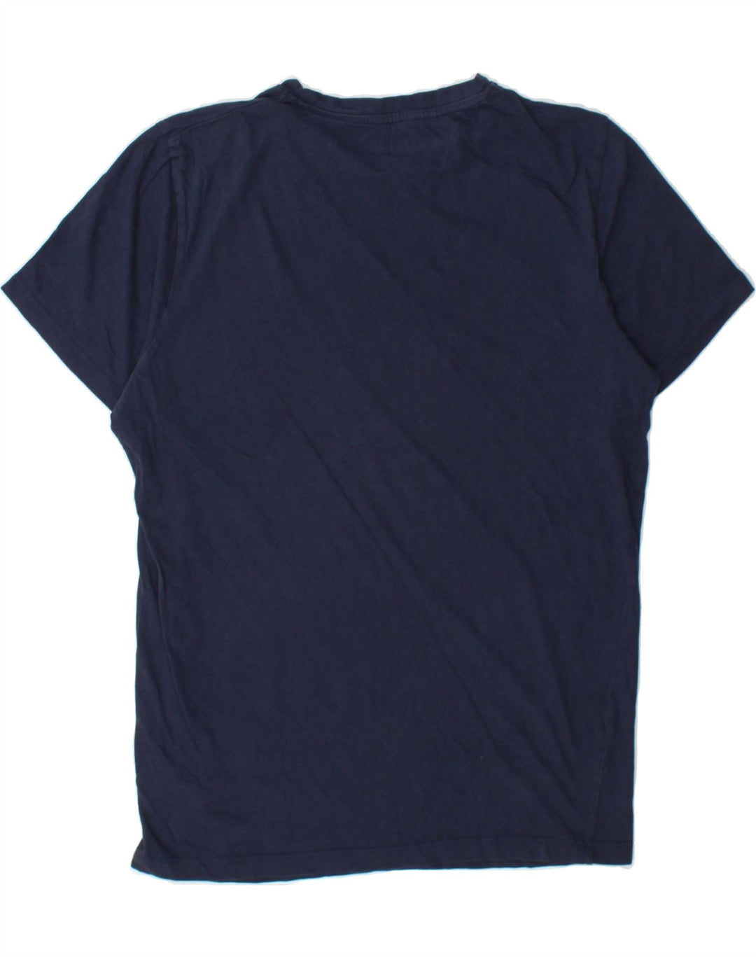 JACK & JONES Mens Graphic T-Shirt Top Medium Navy Blue Cotton Vintage Jack & Jones and Second-Hand Jack & Jones from Messina Hembry 