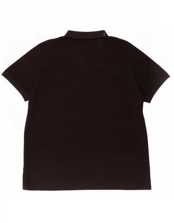 Cămașă polo pentru bărbați Kappa 2XL bumbac negru