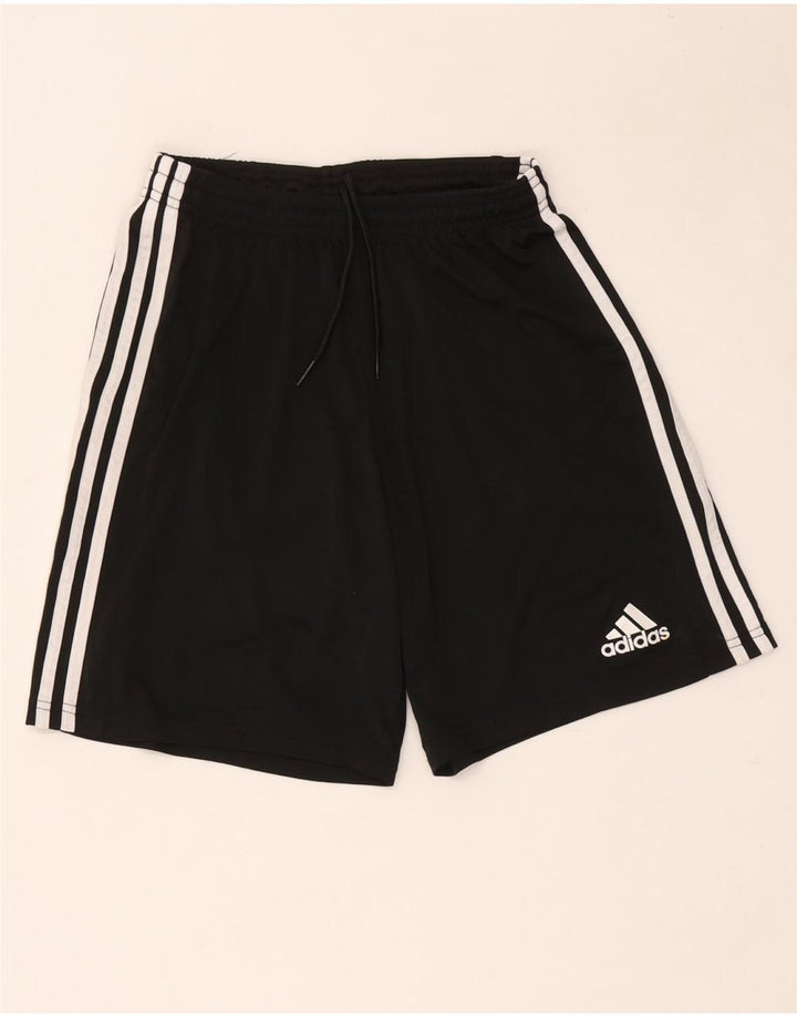 Pantaloni scurți sport Aeroready Adidas pentru bărbați, poliester mediu negru