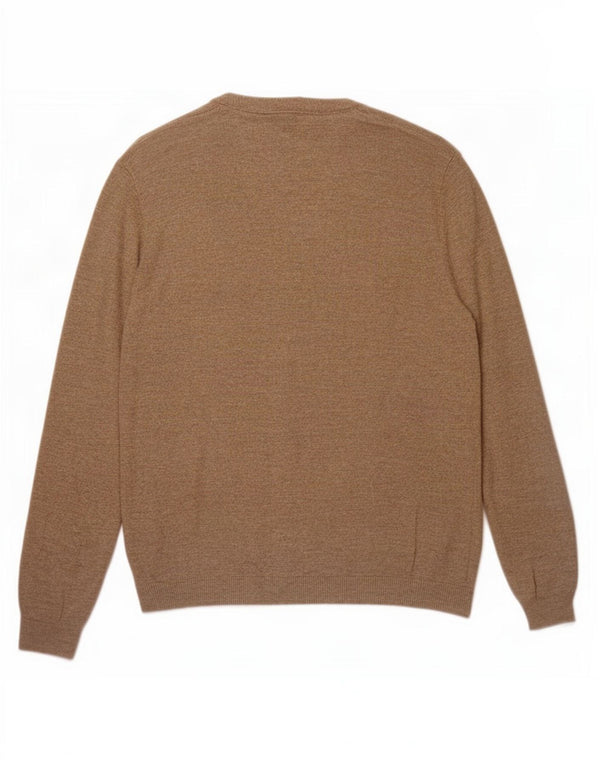 Pulover cardigan pentru bărbați Zara, bej mare