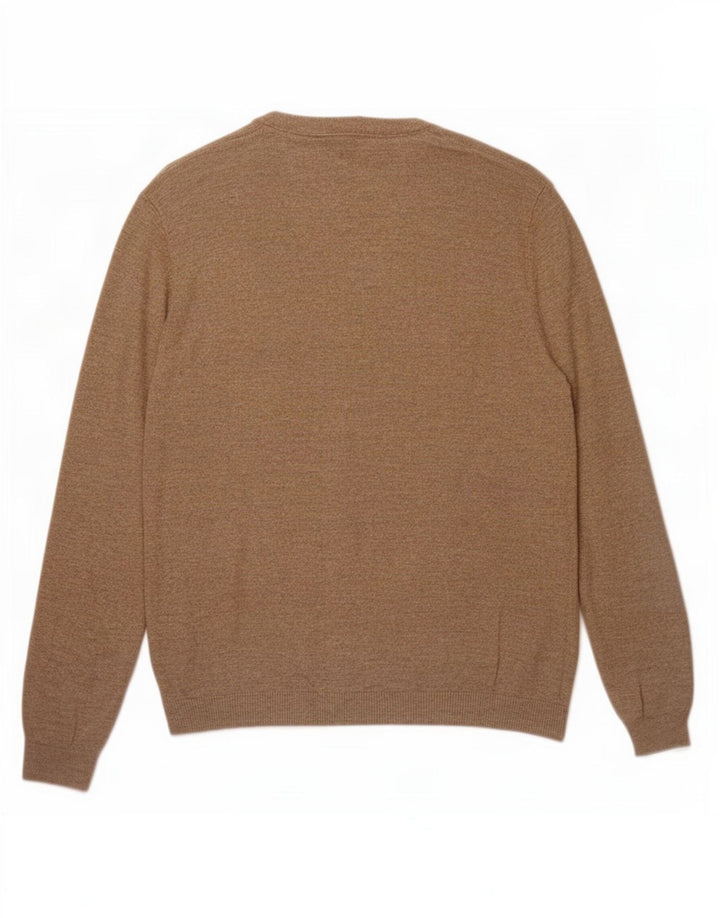 Pulover cardigan pentru bărbați Zara, bej mare