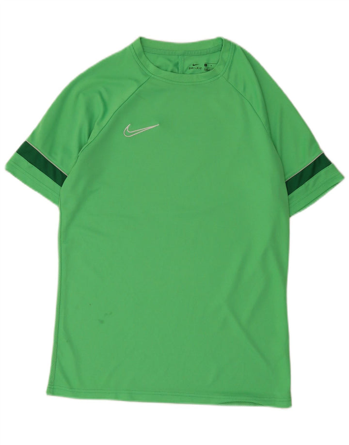 Tricou Nike Dri Fit pentru bărbați Top Mediu Verde Poliester Colorblock