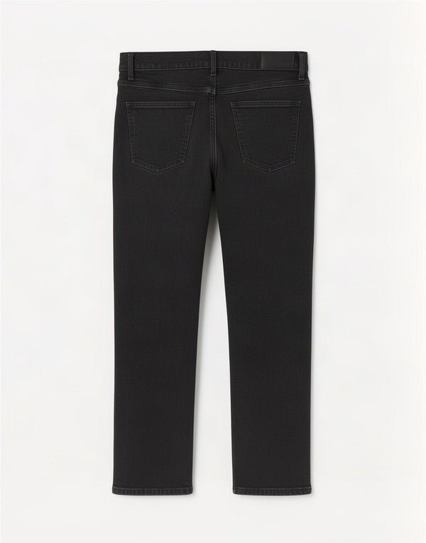 Blugi drepti pentru bărbați Wrangler, cu ajustare normală, W34 L30, bumbac negru