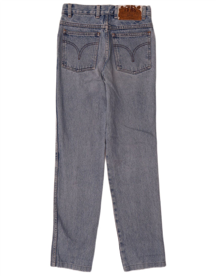 Blugi slim dama vintage W26 L29 bumbac albastru
