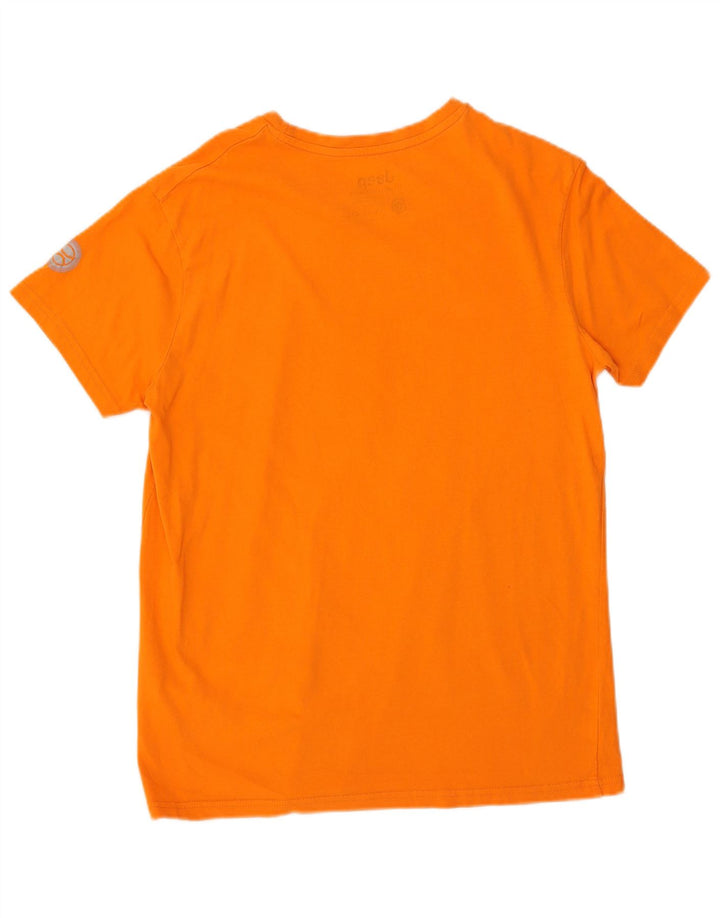 Tricou grafic pentru bărbați Jeep Top mare bumbac portocaliu