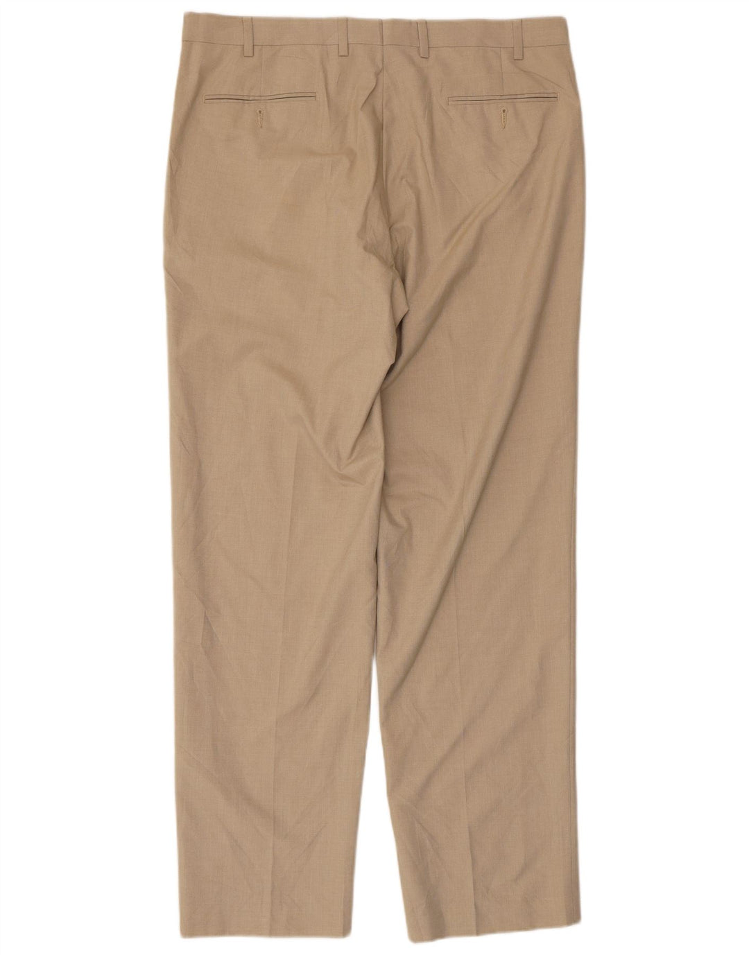 Pantaloni de costum drepți pentru bărbați CHAPS L36 L32 poliester bej