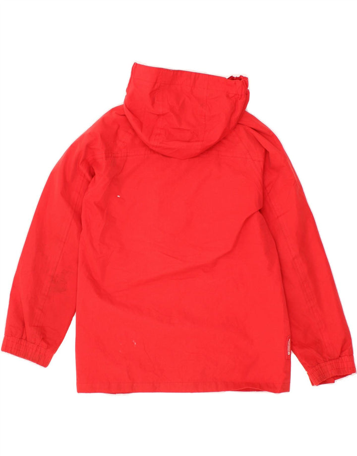 MOUNTAIN WAREHOUSE Boys Hooded Windbreaker Jacket 9-10 Years Red Polyester Vintage Mountain Warehouse and Second-Hand Mountain Warehouse from Messina Hembry 