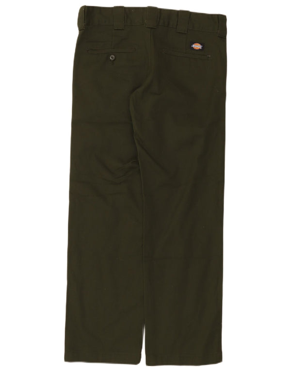 Pantaloni chino drepți pentru bărbați Dickies L30 L30 Poliester verde