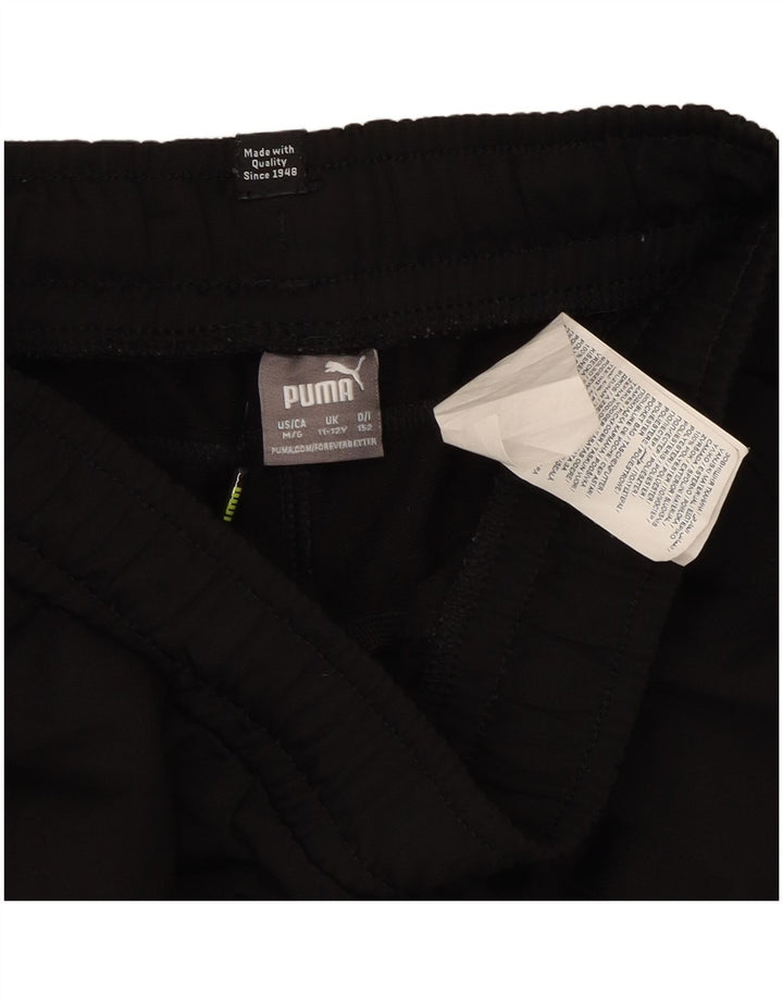 Puma Băieți Pantaloni Trening Pantaloni Joggeri 11-12 Ani Poliester Negru