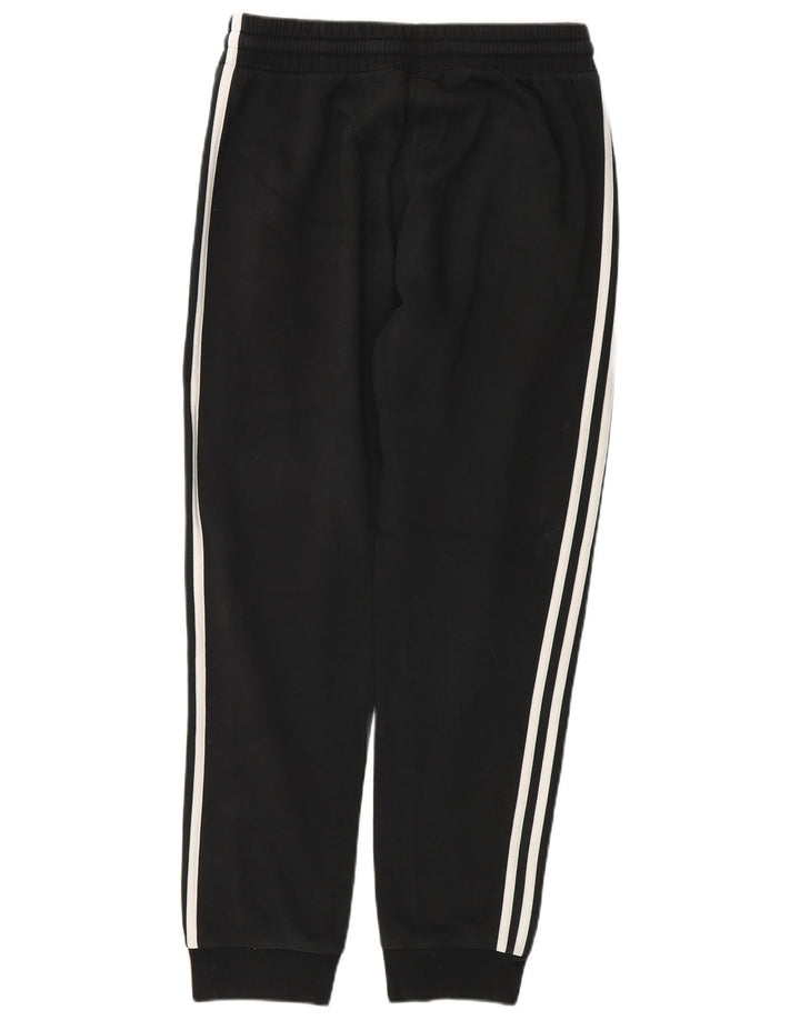 Pantaloni de trening pentru bărbați Adidas Pantaloni de jogging, bumbac mediu negru