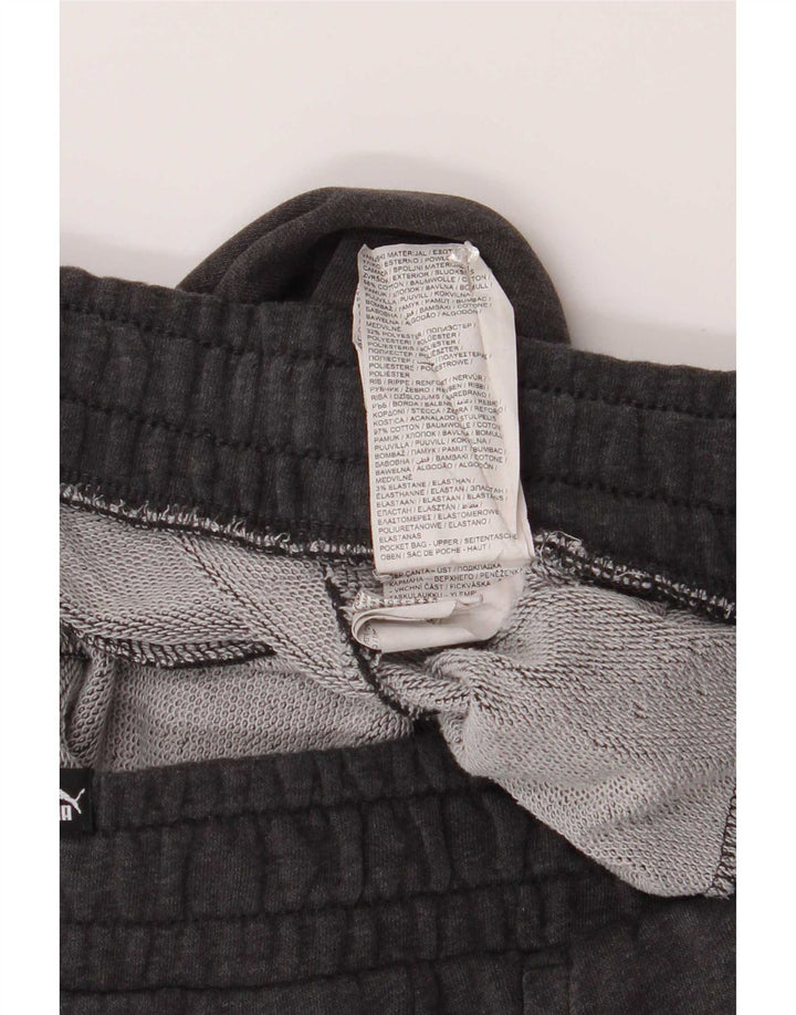 Pantaloni de trening Puma pentru bărbați Joggeri din bumbac gri mediu