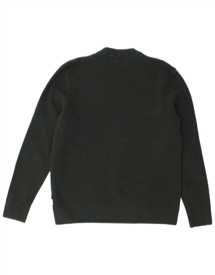 Pulover pentru femei Marks & Spencer cu decolteu triplu UK 14 verde mediu