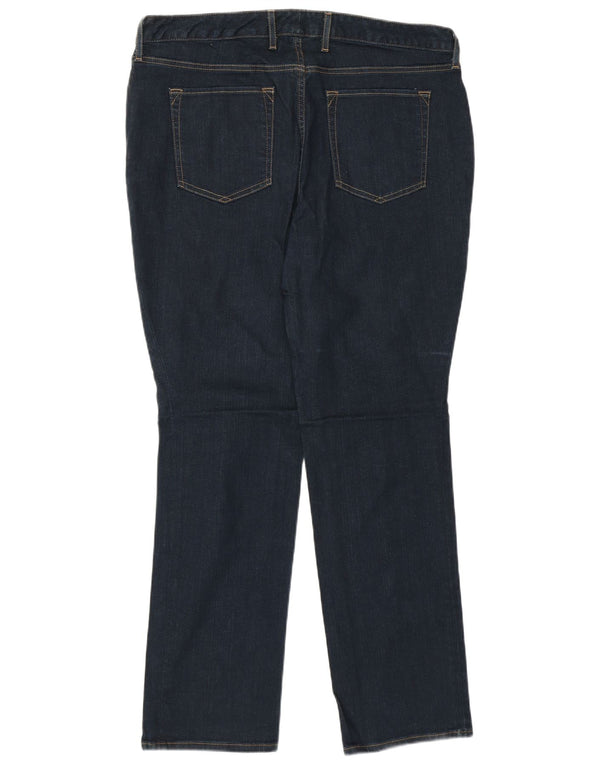 Eddie Bauer Blugi drepte pentru femei US 16 2XL W38 L30 bleumarin bumbac