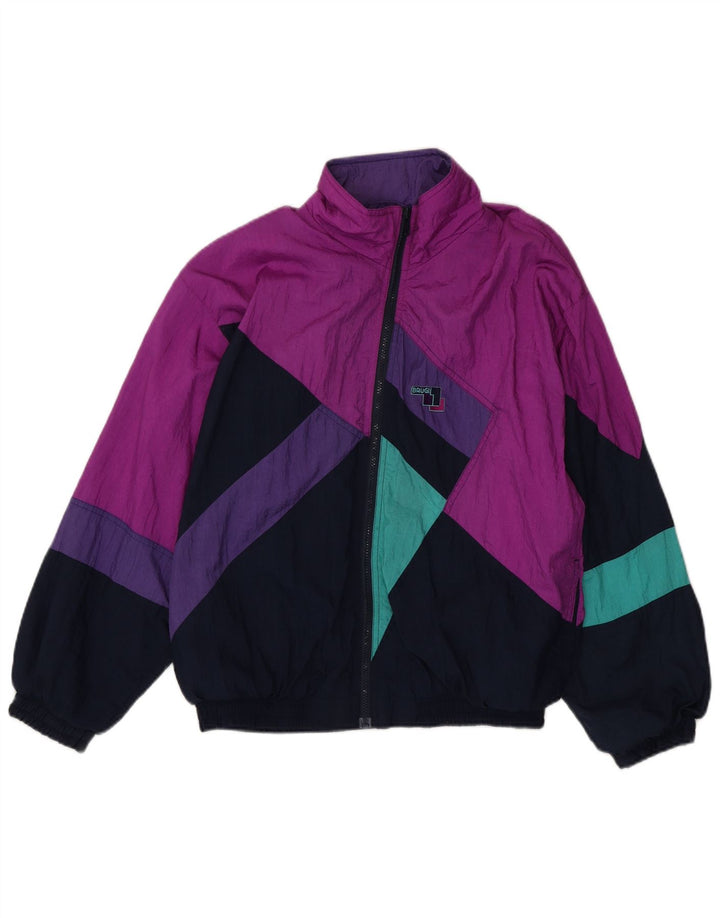 Jachetă de trening pentru bărbați Brugi, mică, albastru, poliamidă color bloc