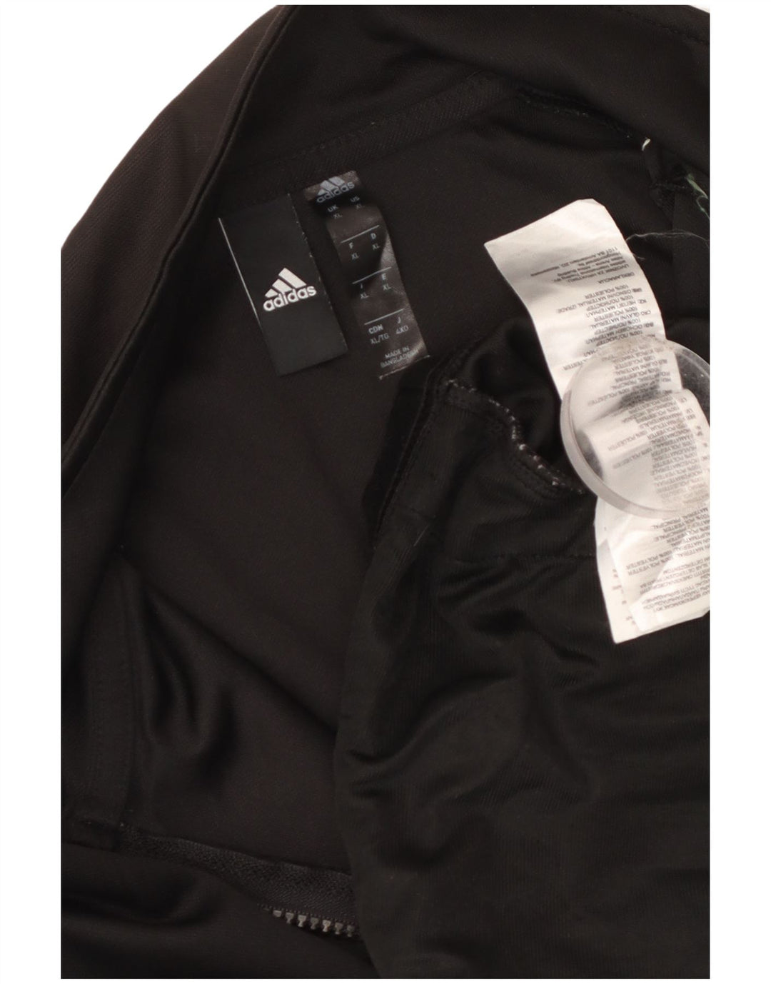 Jachetă de trening pentru bărbați Adidas XL, poliester negru