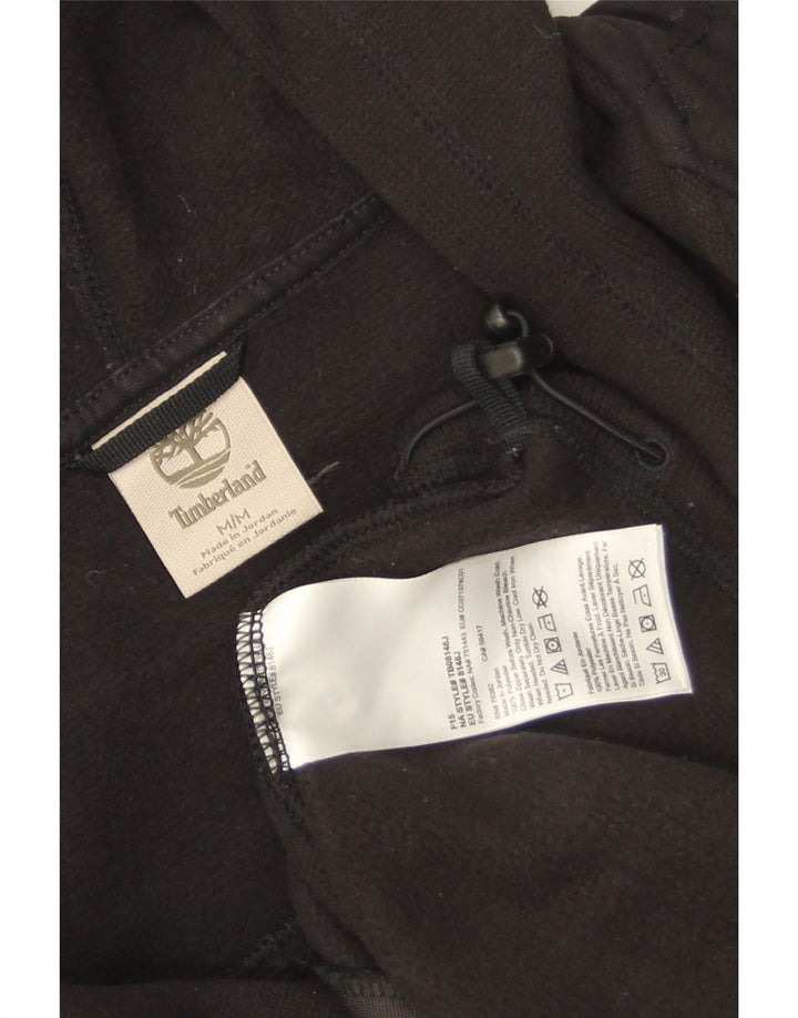 Pulover Timberland pentru bărbați, cu fermoar, poliester mediu negru