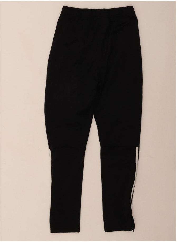 ADIDAS Boys Tracksuit Trousers 13-14 Years  Black Polyester