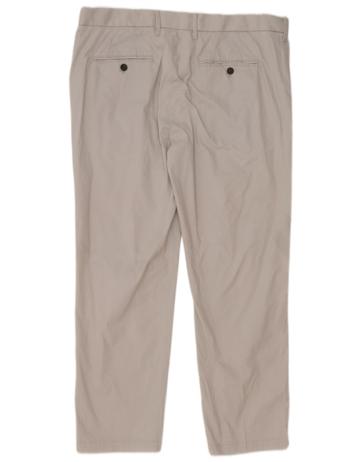 Pantaloni chino pentru bărbați Marks & Spencer, cu ajustare normală, L38 L29, bumbac gri