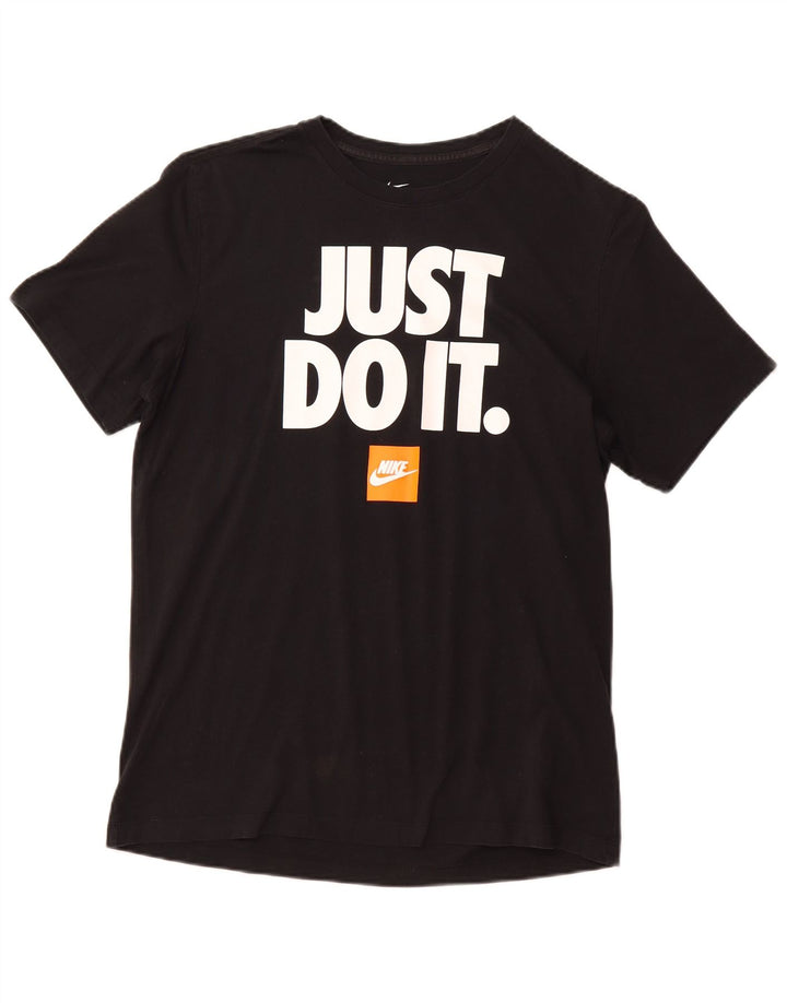 Tricou grafic pentru bărbați NIKE Top mare din bumbac negru